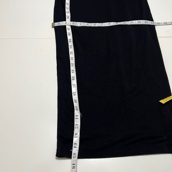 NWT Good American The 90’s Tank Midi Dress Black Size S - Picture 9 of 16